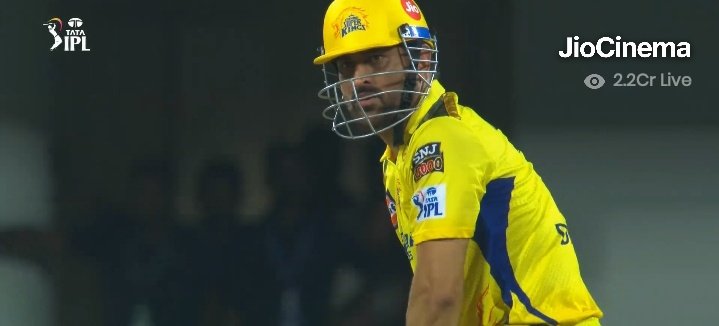 Jiocinema Viewership when dhoni was batting