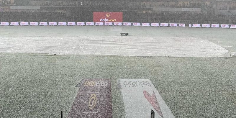 Hailstorm at Rawalpindi During NZ Vs Pakistan Match