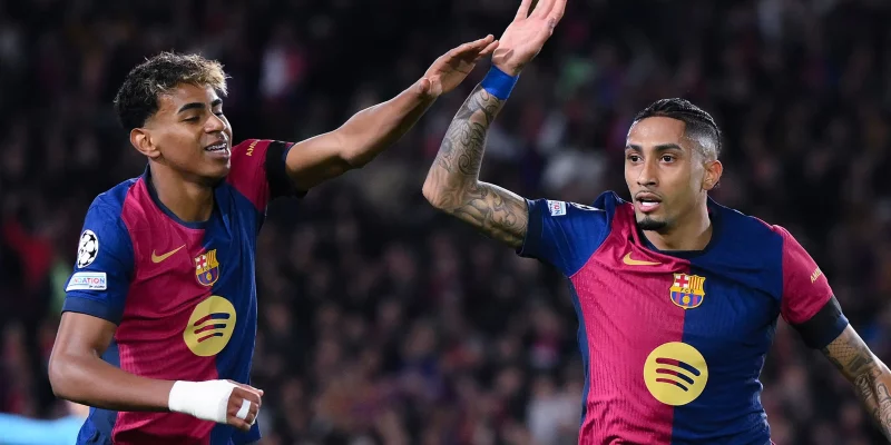 Controversy Erupts as Raphinha Accused of ‘Shameless’ Act in Barcelona’s 4-0 Win Over Dortmund
